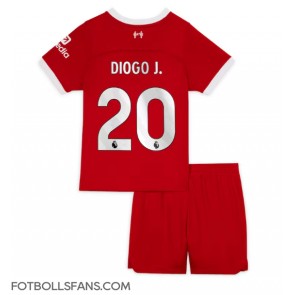 Liverpool Diogo Jota #20 Replika Hemmatröja Barn 2023-24 Kortärmad (+ Korta byxor)